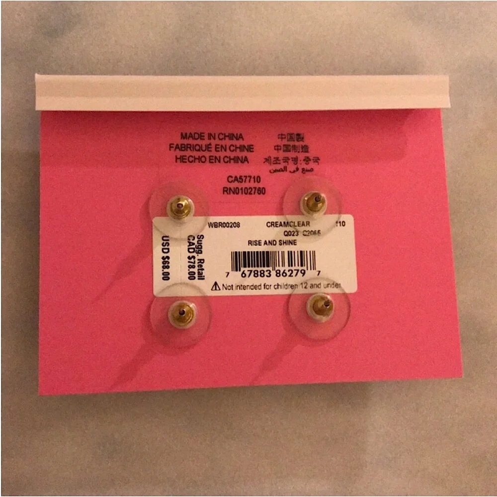 Kate Spade New York Rise and Shine 2-Stud Set, Cubic Zirconia & Glass Pearl - Picture 11 of 13